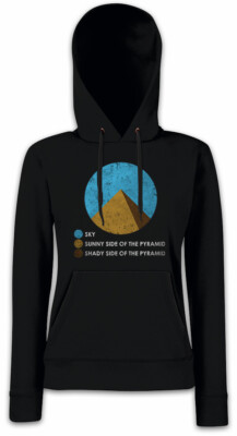 Chart Pyramid Damen Hoodie Sweatshirt Fun Nerd Teacher Diagram Scientist Geek