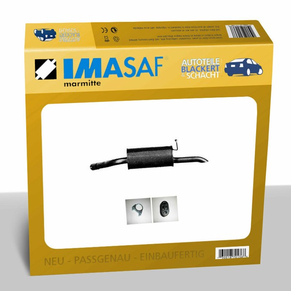 Imasaf Esd Auspuff Endtopf FüR Ford Scorpio I (Gae Gge) 2.0 I O.Kat-image