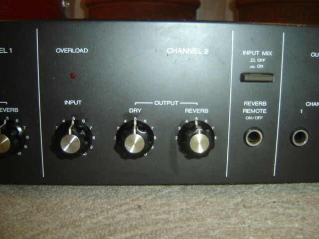 Fostex 3180, Tabletop Version, Reverb Unit, 2 Channel Spring Reverb, Vintage