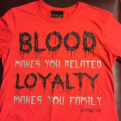 Empire Life Blood Loyalty Shirt Sz S Jordan 72-10 1 3 4 5 6 7 8 9 10 11 12 13 14