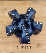 6 1/8” S513 PDC DRILL BIT HDD WATERWELL OILFIELD DIAMOND BIT 3 1/2” API REG PIN
