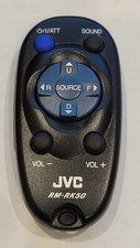 GENUINE JVC RM-RK50 CD DVD REMOTE CONTROL FOR CAR STEREO AUDIO NEW BATTERY I3.4