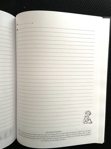 Body Language The Technique Of Reading People Blank Journal New Hardcover - Foto 4 di 7