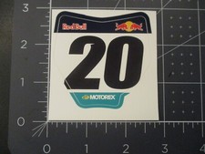 Adesivo decalcomania RED BULL KTM RACING TEAM motocross supercross 20 lg motorex T