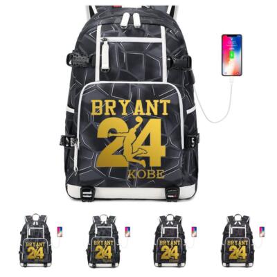 NEW Basketball player Kobe Bryant laptop backpack, student