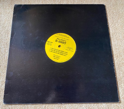 D-Shot - Call Me On The Under / Gansta Hater - 1994 - E-40 - US Vinyl Single - Bild 2 von 2