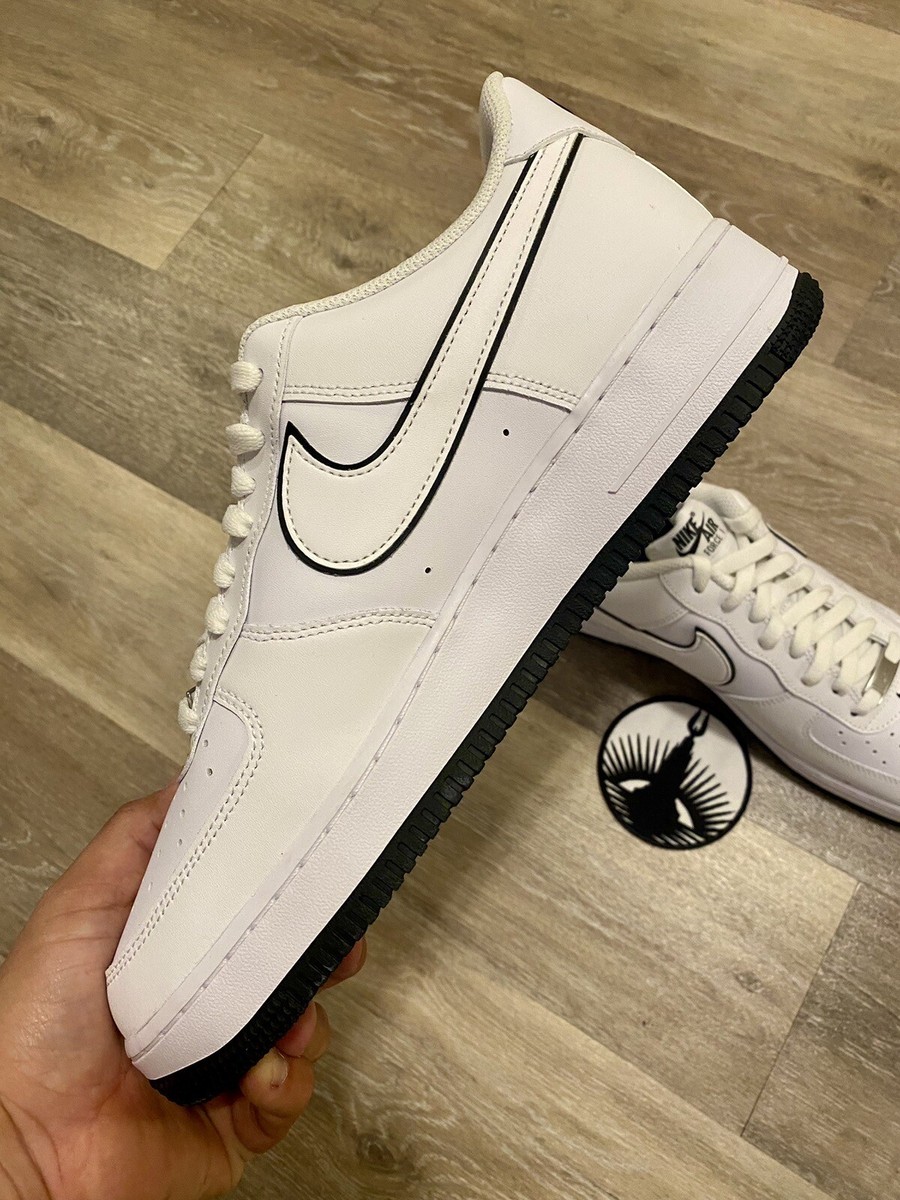 Nike Air Force 1 '07 'White Black Outline' Shoes DV0788-103 Men's