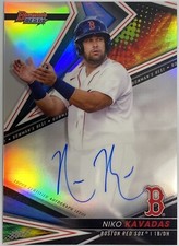 2022 Bowman's Best Niko Kavadas Refractor Auto Best of 2022 Red Sox #B22N