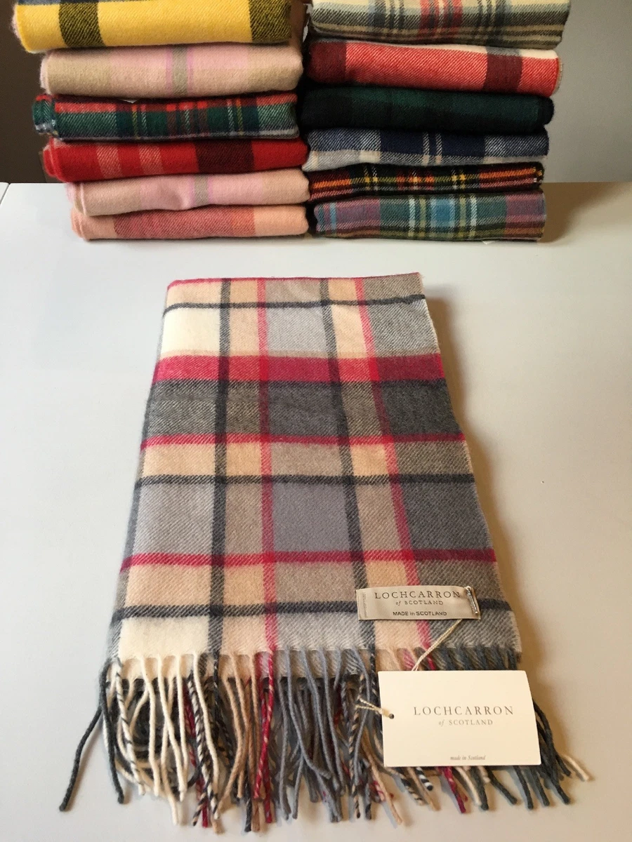 Mulberry large check best sale scarf
