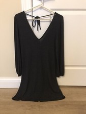 Jolie Light Knit Sweater Dress Size SMALL NWOT! DARK CHARCOAL GRAY