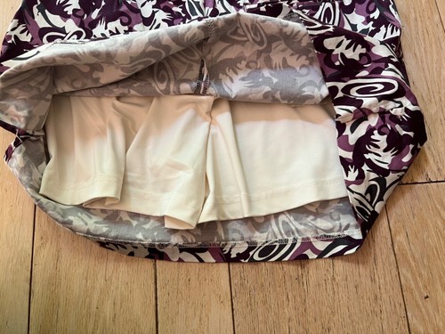 Lady Hagen Skirt/Skort ,Womens Size 8, Purple Print Golf Tennis Athletic Skirt - Picture 3 of 5