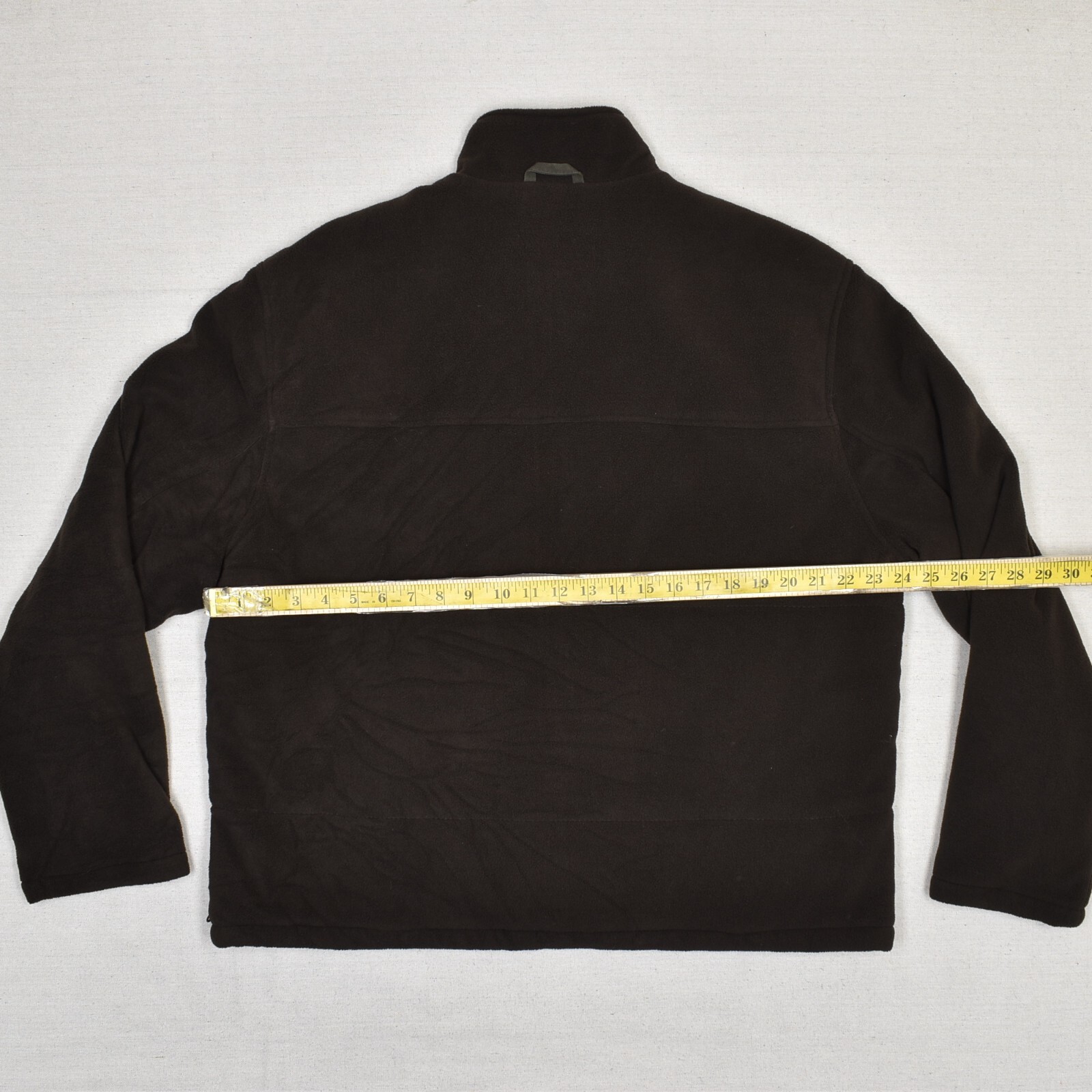 Columbia Men's Full Zip Jacket Solid Polyester Br… - image 4