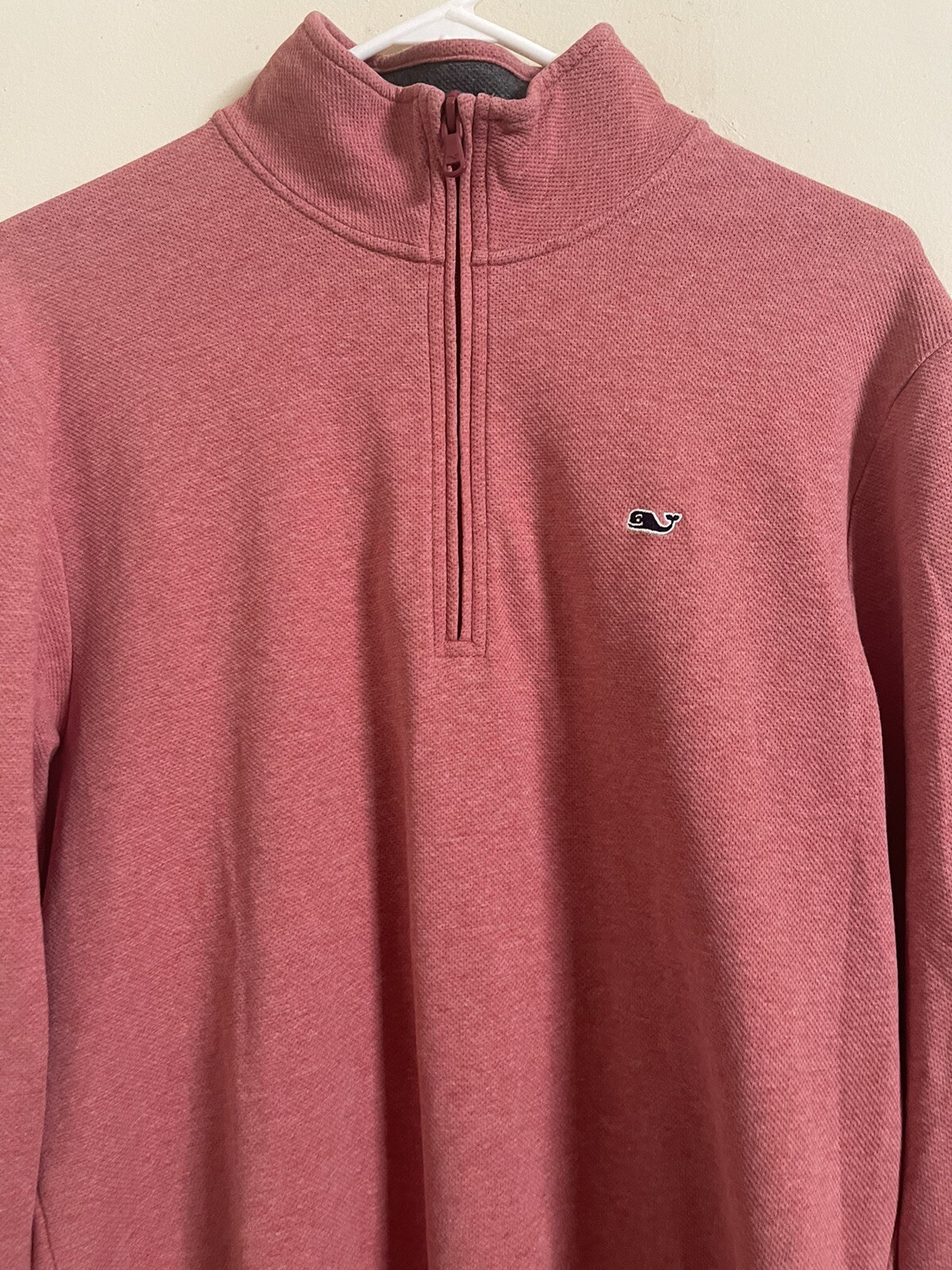 VINEYARD VINES Performance Red 1/4 Zip Pullover Sweat… Gem