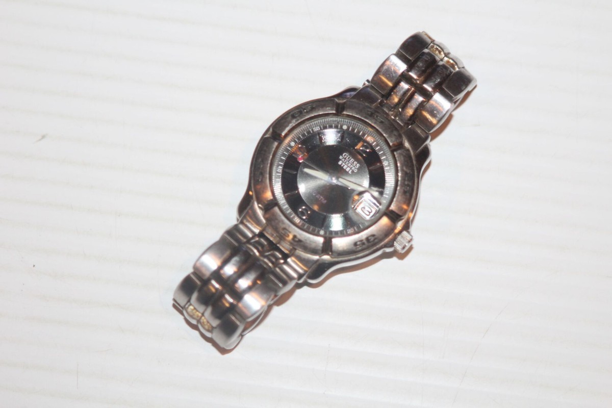 【稼働品】GUESS U.S.A WATER PRO メンズウォッチ Men's GUESS 