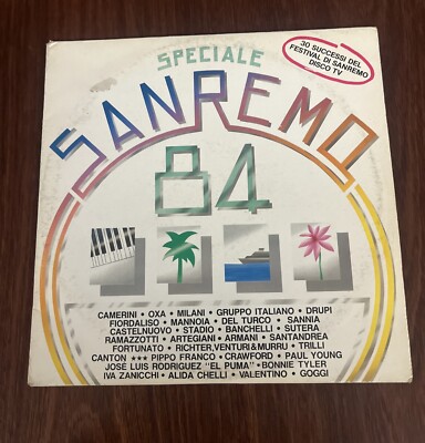 Various    Speciale Sanremo 84 Italy 1984 2xVinyl LP Compilation -Vinyls VG ++