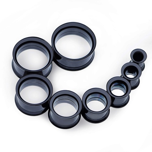 Paar Edelstahl Ohr Tunnel Schraube Flesh Plugs Ohr Messgeräte Piercing Schmuck - Bild 10 von 22