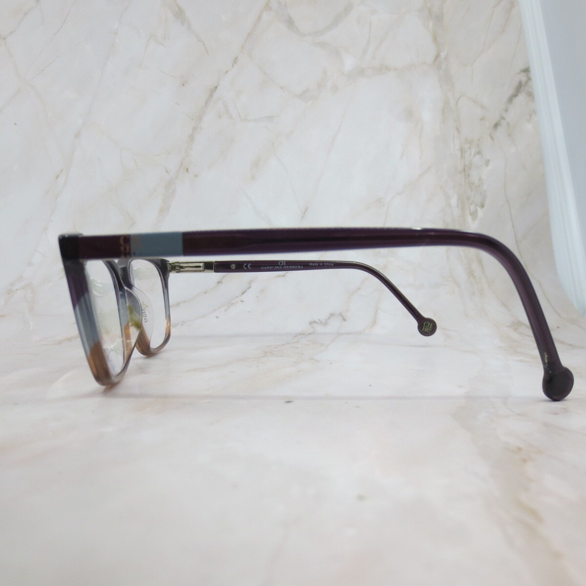Carolina Herrera Eyeglasses Frame VHE673K 0D78 Women display picture 3