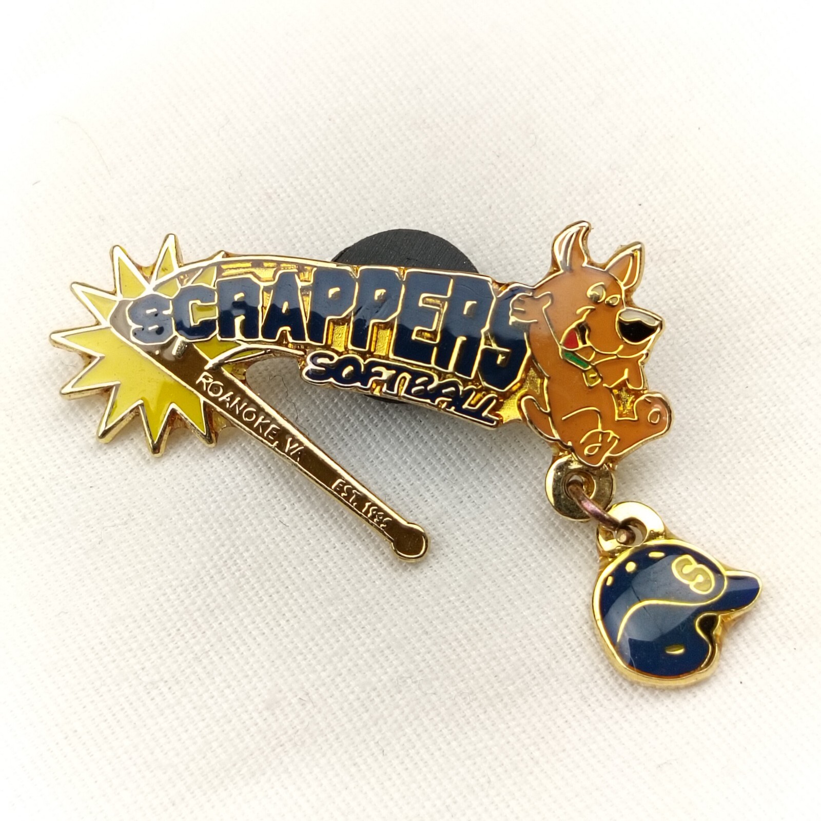 Scrappers Roanoke VA Competitive Travel Softball Pin Button Vintage