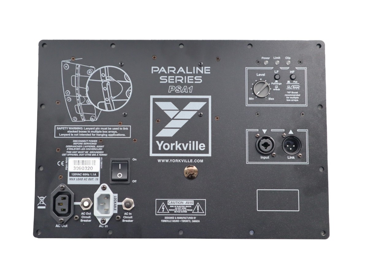 Yorkville Amp Assembly PSA1 Paraline Amplifier