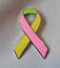 NEW Trisomy 13 Awareness ribbon enamel badge.Charity.