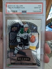 2020-21 Upper Deck Allure Jason Robertson Rookie RC #82 PSA 10 GEM MINT