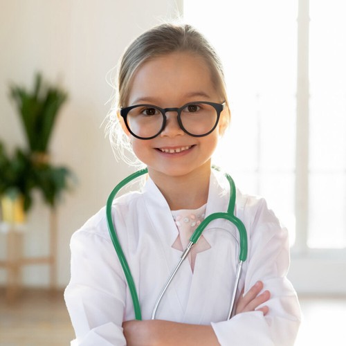 Stetascopio per Bambini Diagnostica Pediatrica Bambini Lavoro Gioco di Ruolo Bambini - Foto 12 di 12