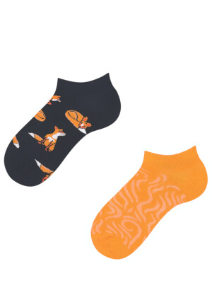 Lustige Socken TODO Colours Sneakersocken mit einem magischen Fuchsmuster