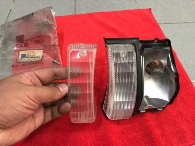 #ad Subaru New Leone 1600 4 Door turn signal cover lens 1 pair NOS Genuine Japan $80.00