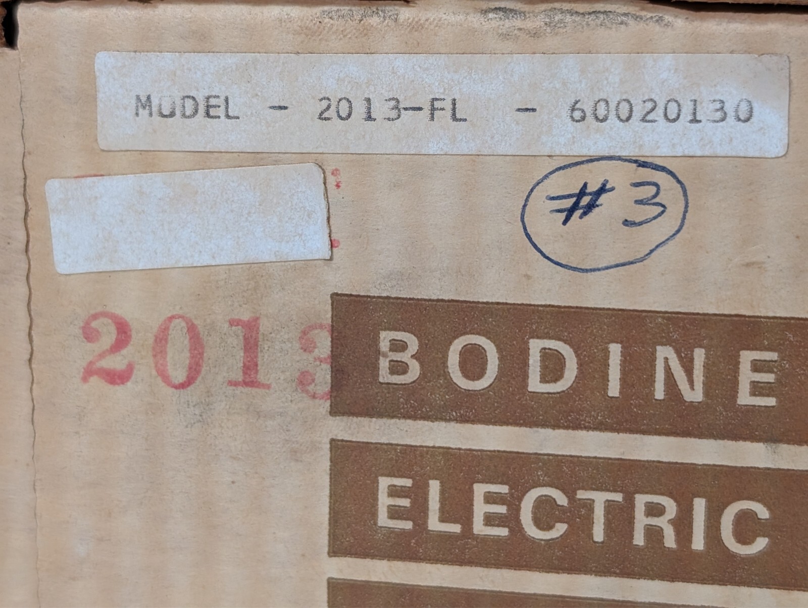 NEW Bodine 34T2BEHH DC Stepper Motor 2013FL0040 3V 4A 200 OZ-IN 200 Steps/Rev