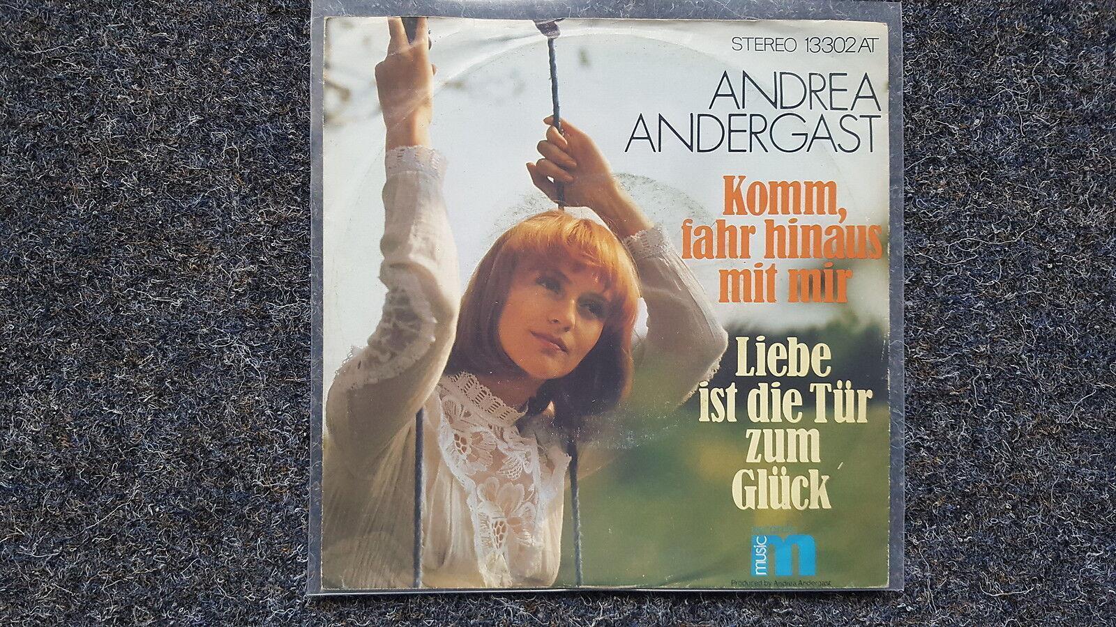 7"" Single Vinyl Andrea Andergast - Komm, fahr hinaus mit mir
