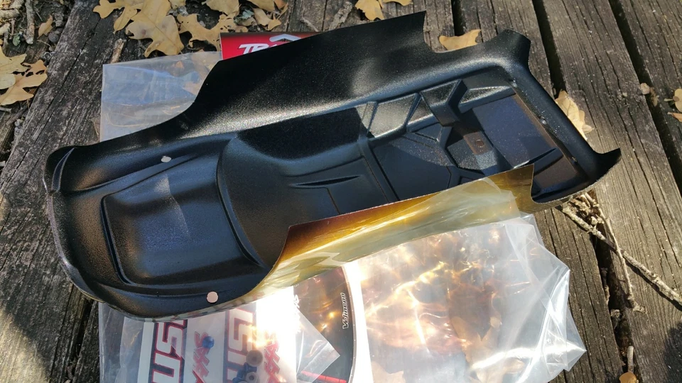 Custom Painted RC Body Rustler VXL Traxxas Color Change Metallic Gold Red Purple - Image 2 of 4