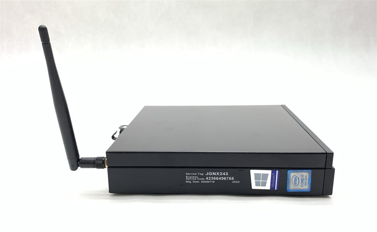 Dell OptiPlex 3070 Micro Desktop i7-9700T 2GHz 16GB 256GB Dell OptiPlex 3070 Micro Desktop i7-9700T 2GHz 16GB 256GB
