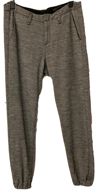 Rag & Bone Houndstooth Wool Jogger Blk/Wht 27