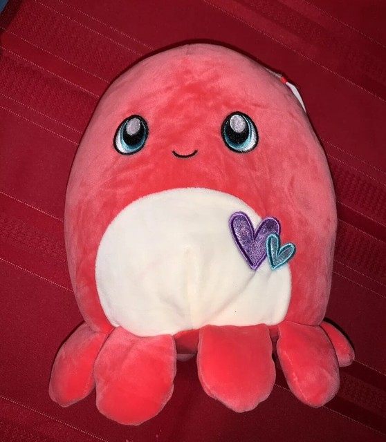 Squishmallow Kellytoy 8 Inch Veronica Red Octopus - Super Soft Plush- Vale | eBay