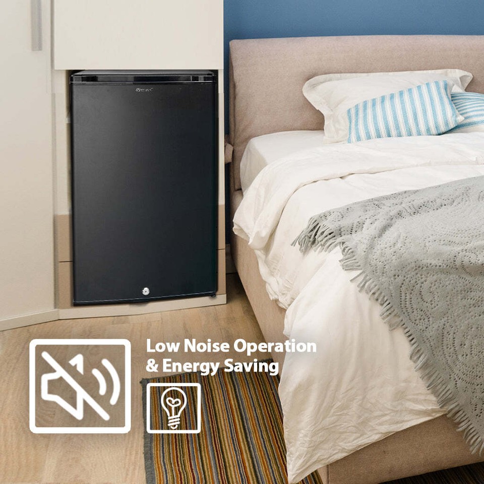 12V / 110V Portable Refrigerator Silent Truck Travel RV AC/DC Fridge ...