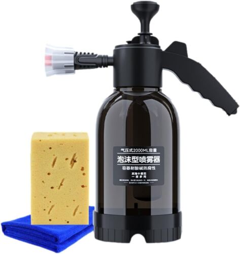 ROTATING DOUBLE BRUSH HEAD TELESCOPIC CAR CLEANING BRUSH MICROFIBER MOP WASH KIT - Picture 31 of 36