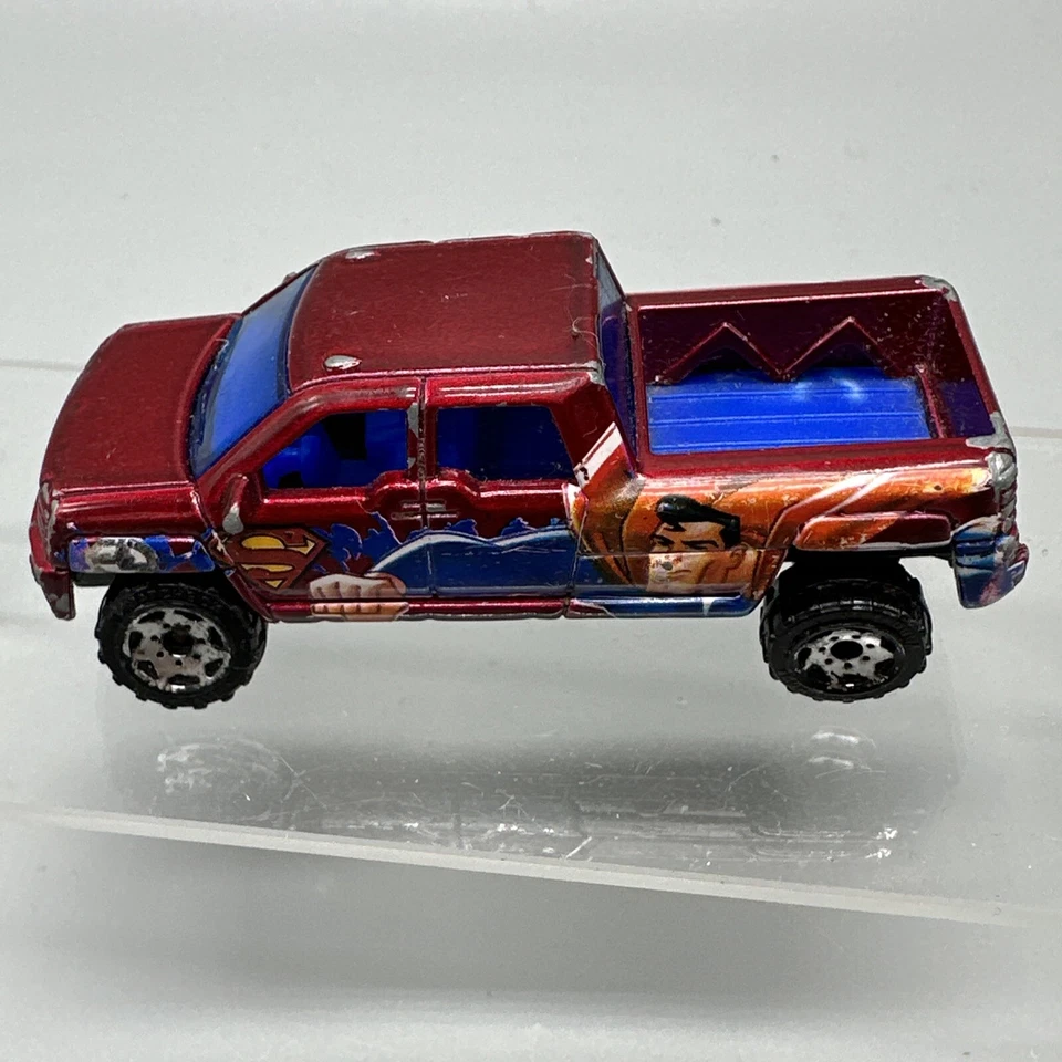 Camioneta pickup GMC Terradyne 2001 Matchbox DC 1:77 roja diecast 3" Foto 3 de 4