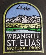 Wrangell St. Elias Alaska National Park Embroidered Patch approx 2.75x3.5