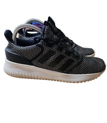 Adidas Cloudfoam Pure Core Grey Black Women's Size