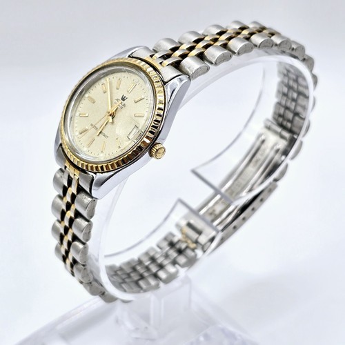 Vintage Acqua/Timex Ladies Presidential Style Watch Jubilee~ New Battery - Picture 5 of 7