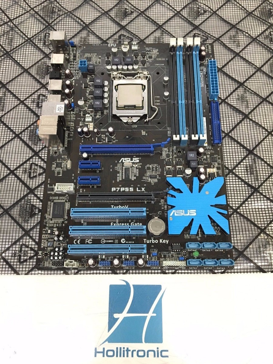 ASUS P7P55 LX ATX Motherboard ‑ LGA1156 Socket w/ Intel i5-650