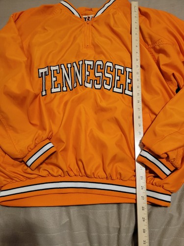 Pull vintage Team Edition Apparel University Of Tennessee 1/4 zip XL porté - Photo 2/4