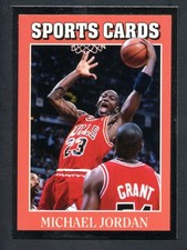 1991 ALLEN KAYE'S SPORTS CARDS NEWS MAGAZINE HAND CUT #2 MICHAEL JORDAN