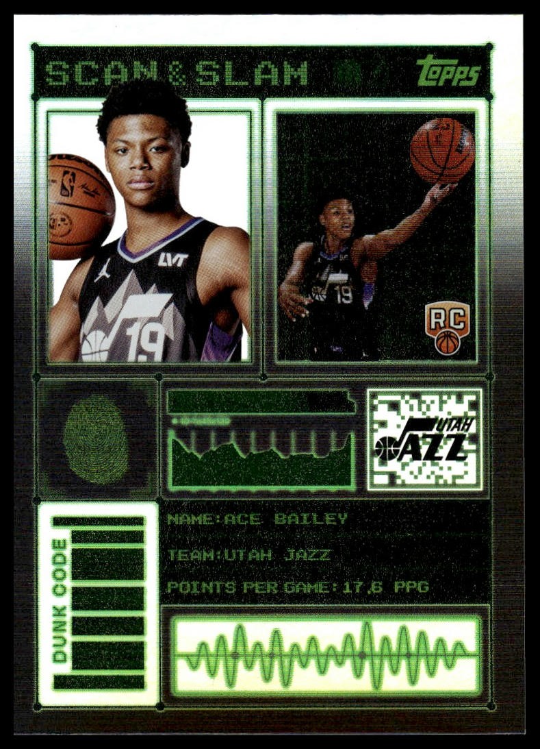 2025-26 Topps #SS-30 Ace Bailey Scan and Slam