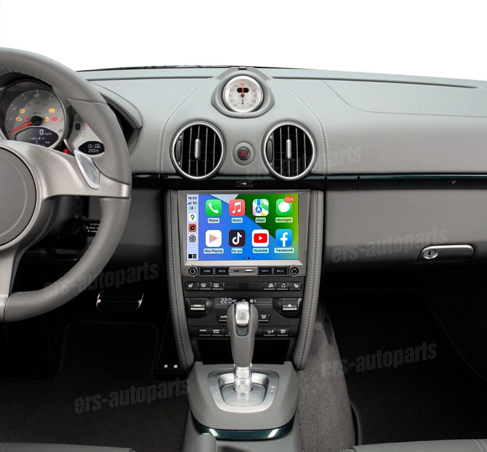 Android 14 CarPlay Porsche Boxster (987) 2005-2012 Car Stereo Radio GPS 4+64GB - Image 2 of 4