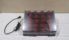 Remington Pro T Studio H9096 Ceramic Hair Rollers 20 Clips Storage Case Works