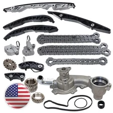 Timing Chain Kit Water Pump For Lincoln Ford F-150 Continental MKX MKZ 164Cu 2.7
