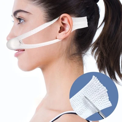 ಥ 4pcs External Nasal Bandage Stretchable Waterproof Nose Surgery Elastic Band - Image 1 of 4