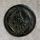 Mexico 1831 1/16 Real Copper