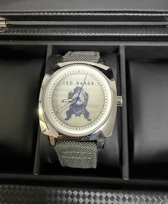Ted Baker Men's TE1063 Hologram Watch - Silver Case, Gray Band